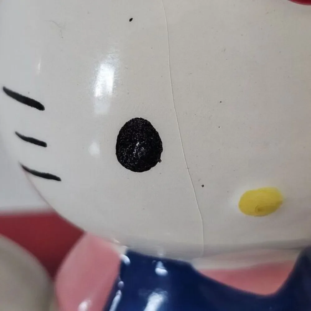 Hello Kitty Jelly Belly Candy Christmas Square Box Jar 5 1/2